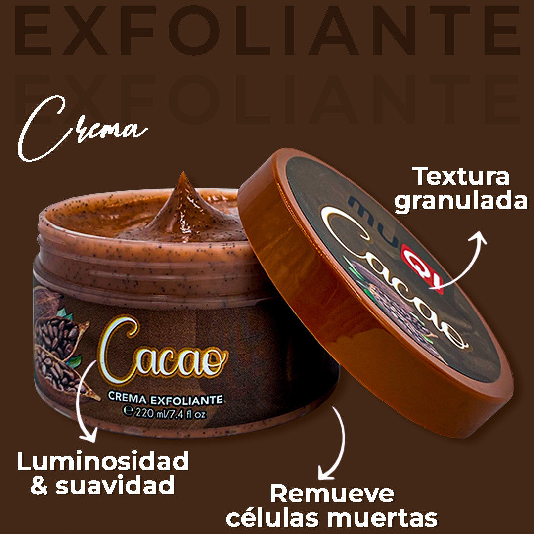 EXFOLIANTE CORPORAL DE CACAO MUQI