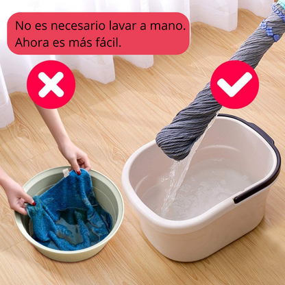 MaxiClean Pro: Trapero Seca Rápido con Escurridor Retráctil