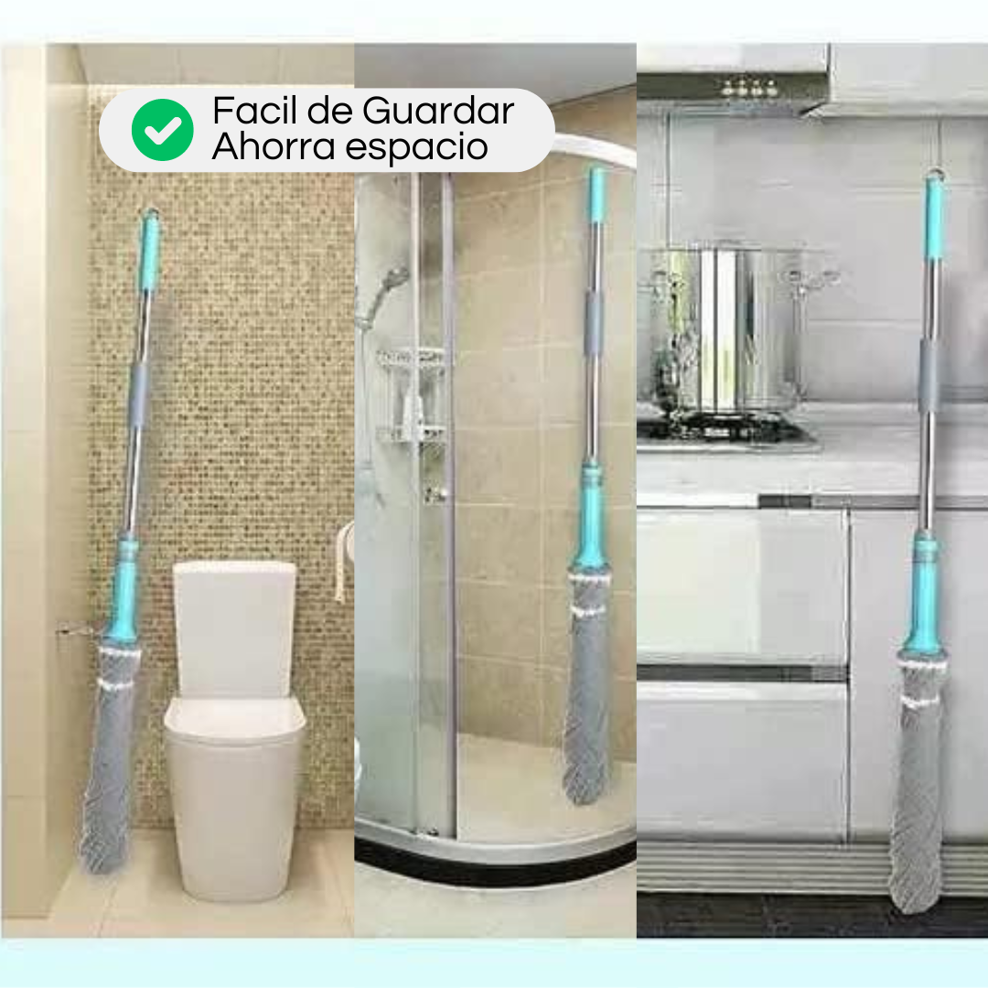 MaxiClean Pro: Trapero Seca Rápido con Escurridor Retráctil